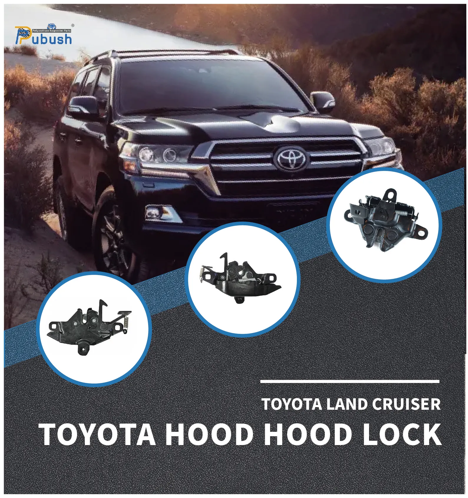 トヨタ53510-60060に適用可能な卸売自動車スペアパーツボンネット