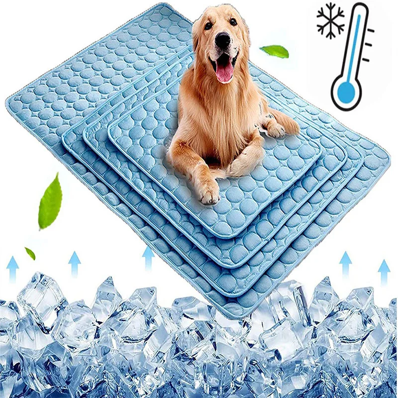 Puda Hot Selling Coolcore Summer Pet Cooling Bed Customization Ice Silk ...