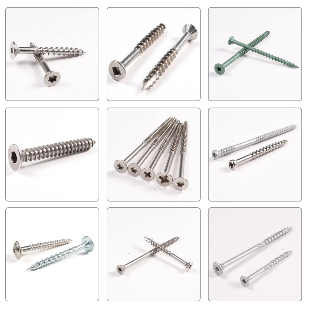Self Tapping Decking Screw 304 316 Stainless Steel Or Zinc Plated Pan Torx Head Screws Wood Self
