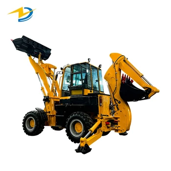 WZ30-25 2500kg CE EPA Approved Farm Construction Compact Backhoe Loader Eaton Hydraulic 5 Ton Bucket Digger EPA Engine Sale