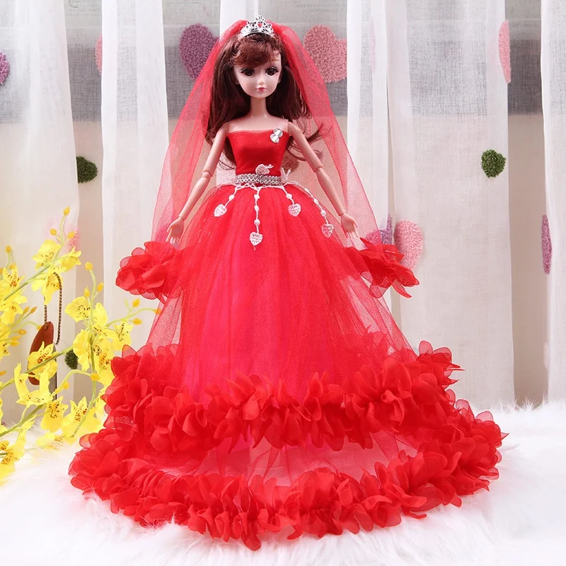 Милые игрушки для девочек 2022, свадебная длинная кукла, игрушки для маленькой девочки, танцевальный подарок, эльф, принцесса, подарочный набор, кукла Барби, игрушки для свадебного платья
