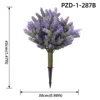 Planta de Lavanda Artificial Morada con Estaca para Tierra