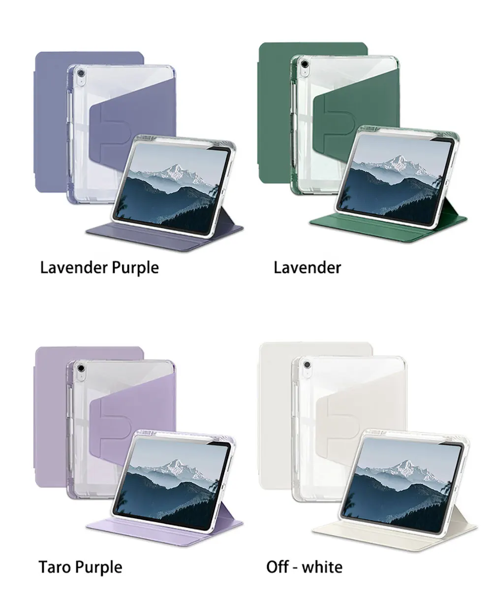 2022 with pencil holder 360 rotation protective stand cover-8