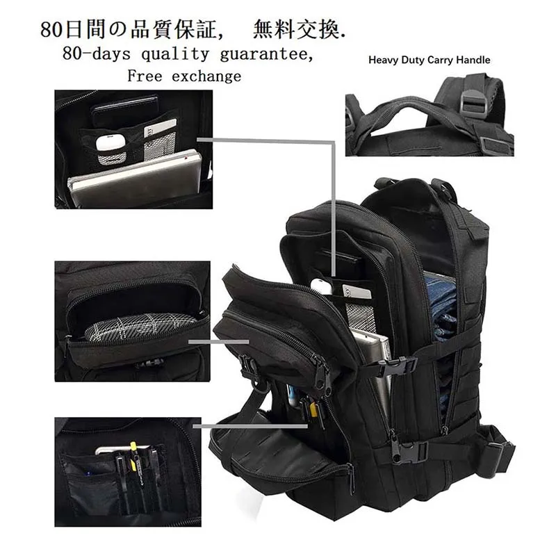 Wholesale High Quality Tactical Backpack for Hiking Outdoor Tactical Equipment Rucksack Camouflage Training Backpack