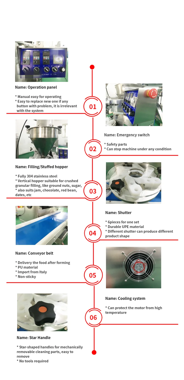 HJ-001 CE Certificated Besan Modak Making Machine Coconut Modak Machine Kaju Modak Machine