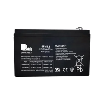 Rechargeable 12V Deep Cycle 5.5ah 7ah 8ah Lead Acid Battery for Home Appliances and Power Tools for Electric Toy Cars