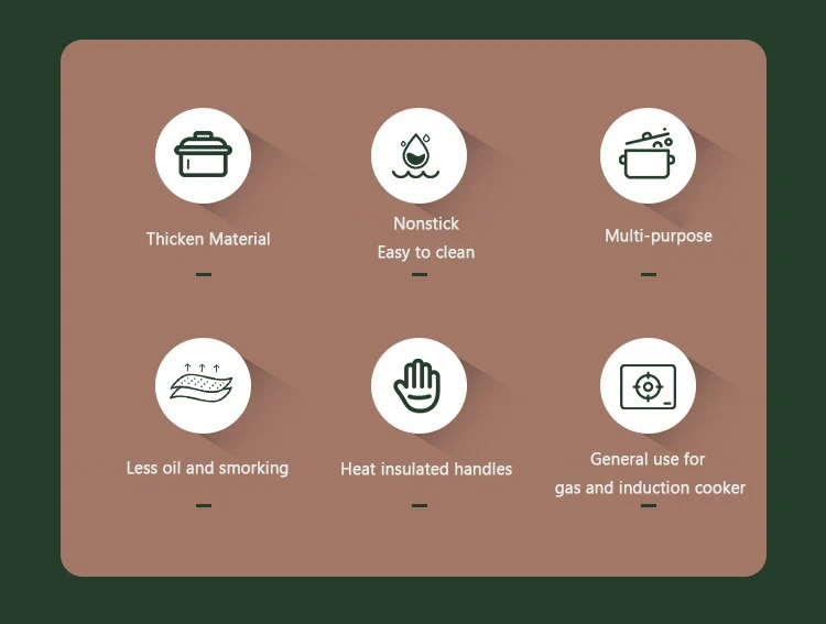 Kitchenware Manufacturer Black Casserole Stainless Steel General Use