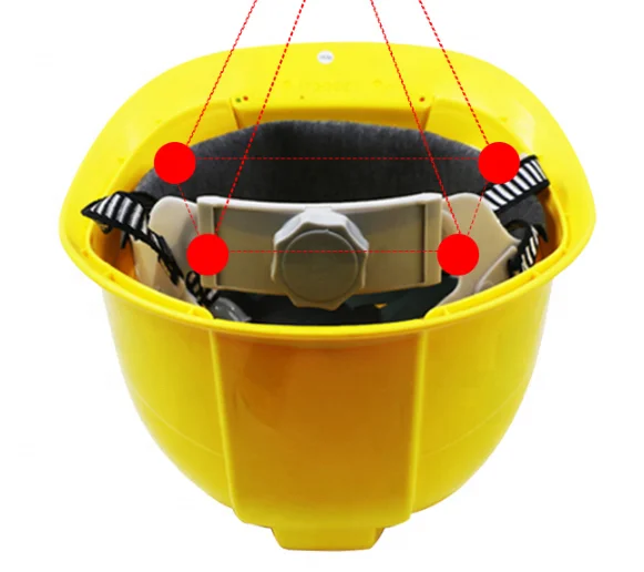 Intelligent Smart 4G Wifi Transmission Positioning Construction Helmet ABS Material Safety Record Engineering