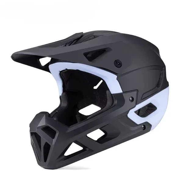 New Mountain Bike Off-Road Full Face Helmet with EPS/EPP Liner for Extreme Racing and Downhill Cycling Unisex PC Shell