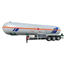 3-Axle 60m3 Steel Gas Tank Trailer Semi-Trailer Design for Efficient Gas Transport Competitive LPG Tank Price