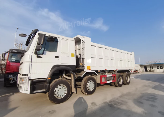 sinotruk howo 371hp 8x4 new dump truck 