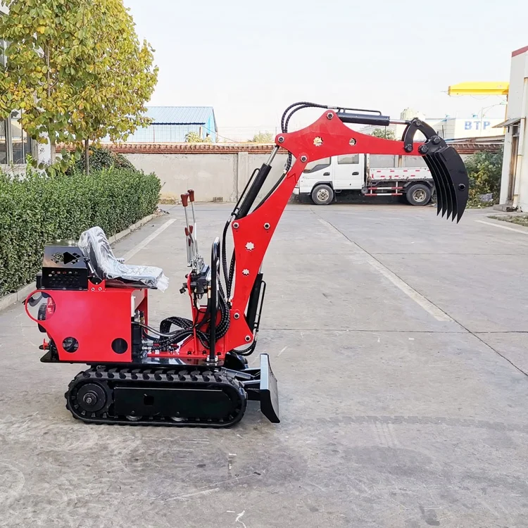 Multifunctional Micro Digger Hook Machine Landscaping Mini Hooker Small Agricultural Crushing Excavator