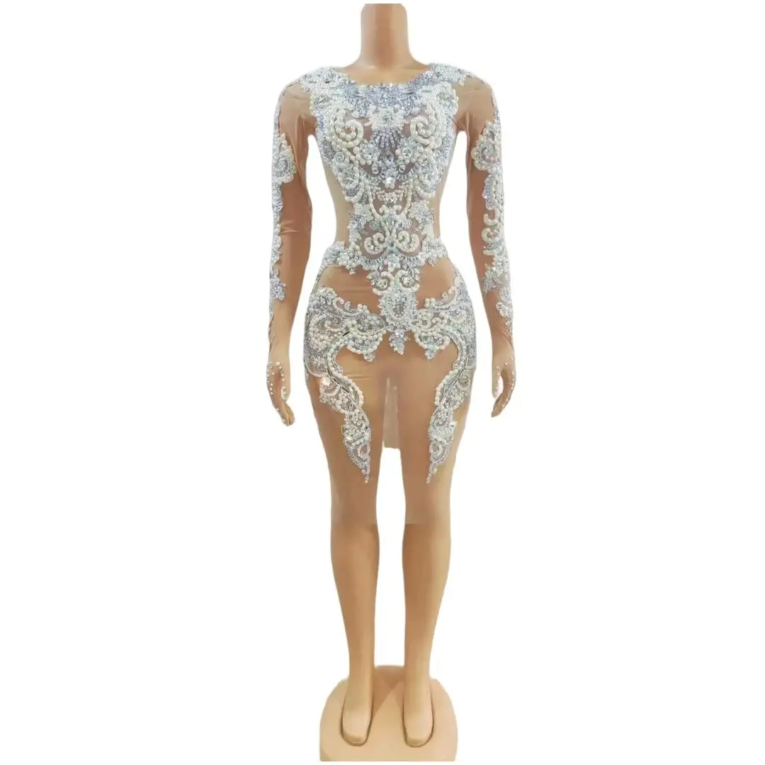 fitted lace wedding dress 1960s Metallic GoGo Mini Dress by Sandra Sage. Perfect Party Dress. Si main image 0
