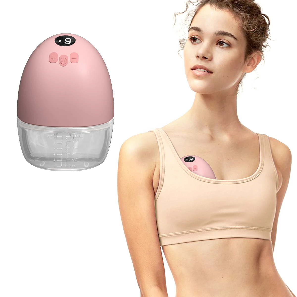 Anly Kiss Wearable Breast Pump Hands Free Silent Pain Free Long-lasting  Battery 3 Modes&27 Levels Of Suction Milk Extractor - Buy Wireless Breast  Pump Cup, hands Free Breast Pump, wearable Cordless ...