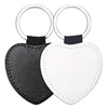 porte-clés en forme de coeur noir et blanc