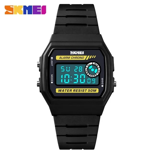Skmei 1413 Top Brand Luxury Sport Watch Men 50M Waterproof Digital Watches Dual LED Display Wristwatches Relogio Masculino