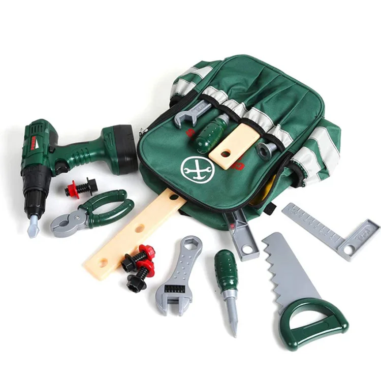Новинка 2022 года, оптовая продажа, новый продукт act play, детские игрушки, набор инструментов для супермаркета, дома, электроинструмент, рюкзак, набор электроинструментов