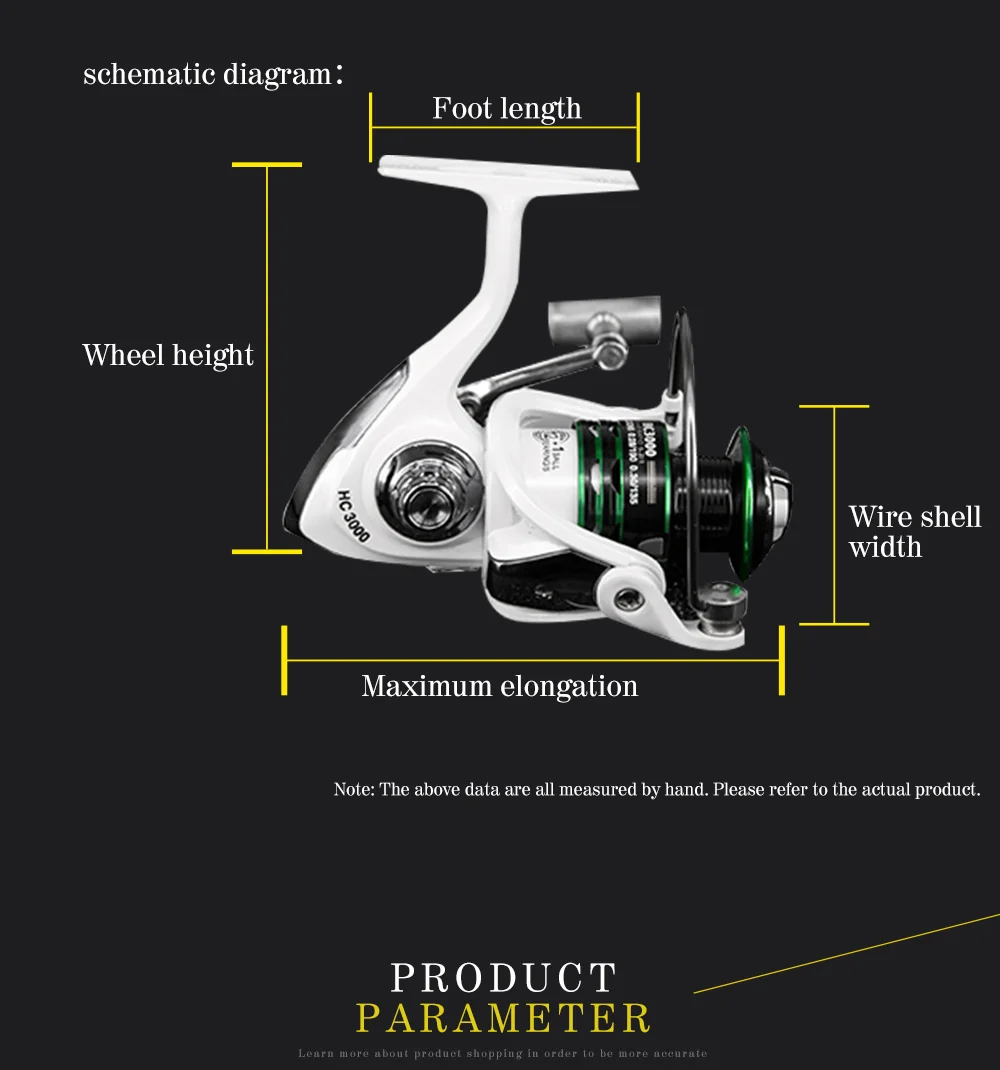 Selling Fishing Reels 1000-7000 Series Ultra-Light Weight Zero Clearance  Freshwater Bait Casting Spinning Fishing Reel