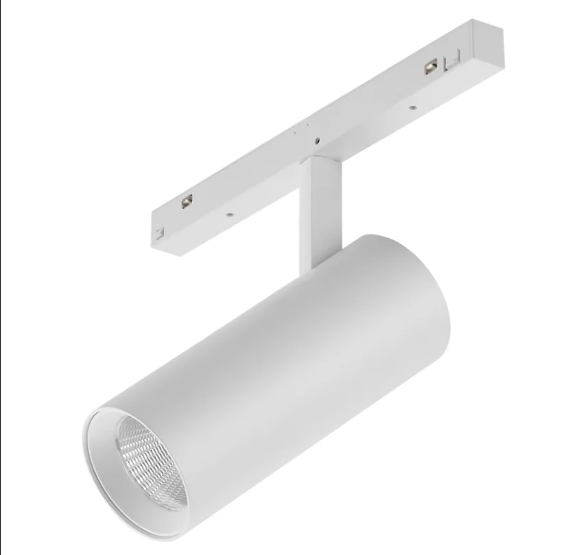 高品質DC48V LED磁気トラックスポットライト調光調整可能CCTカスタム