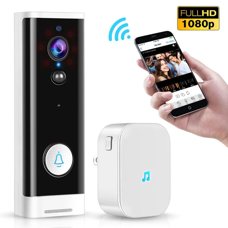 Tuya Smart Doorbell Wifi Wireless Doorbell Smart Home Door Bell Camera ...