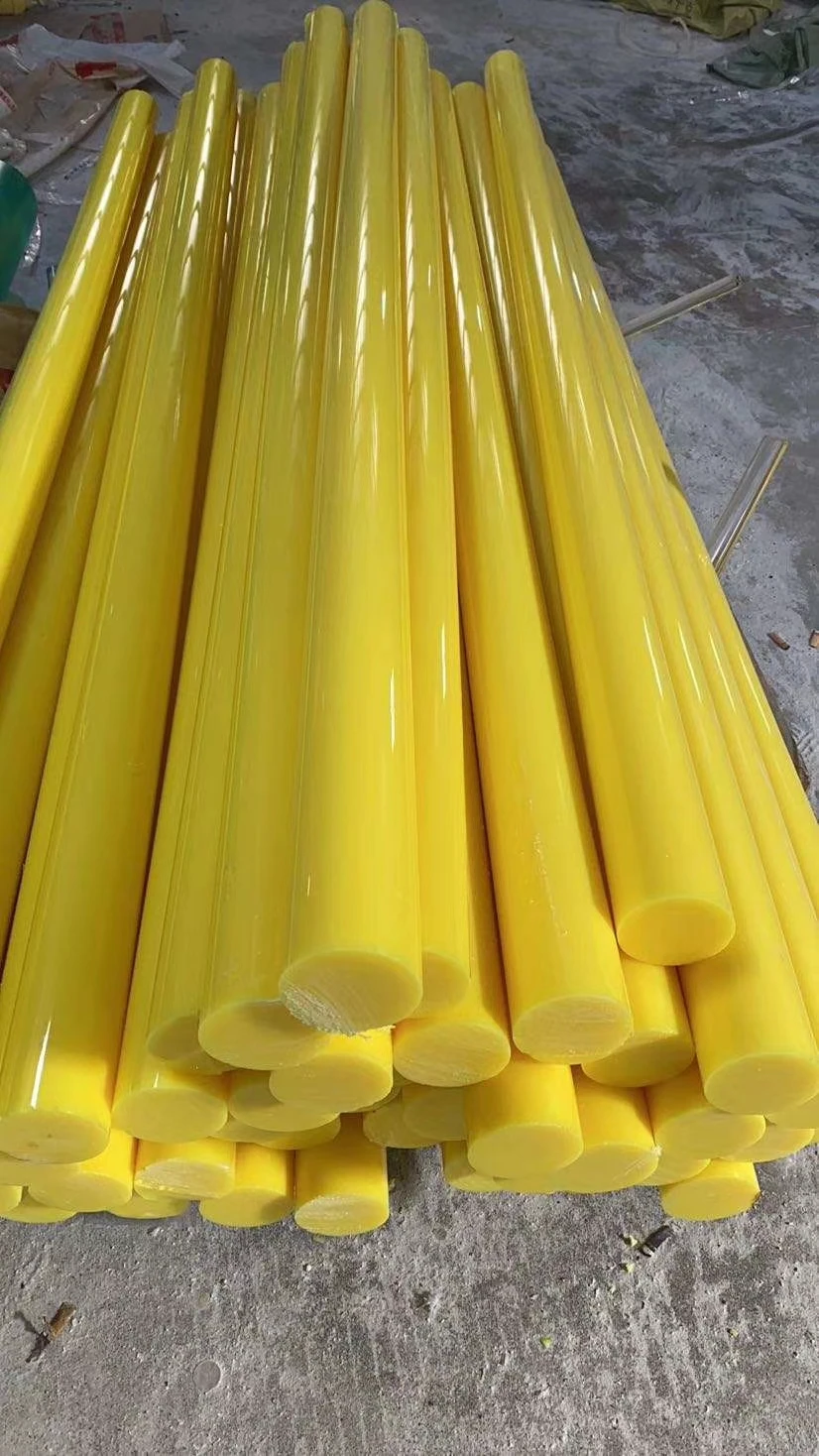 Yingchuang High Quality Customized Size Laser Cut Size Lucite MMA 100% Raw Virgin Red Acrylic Tube for Decoration supplier