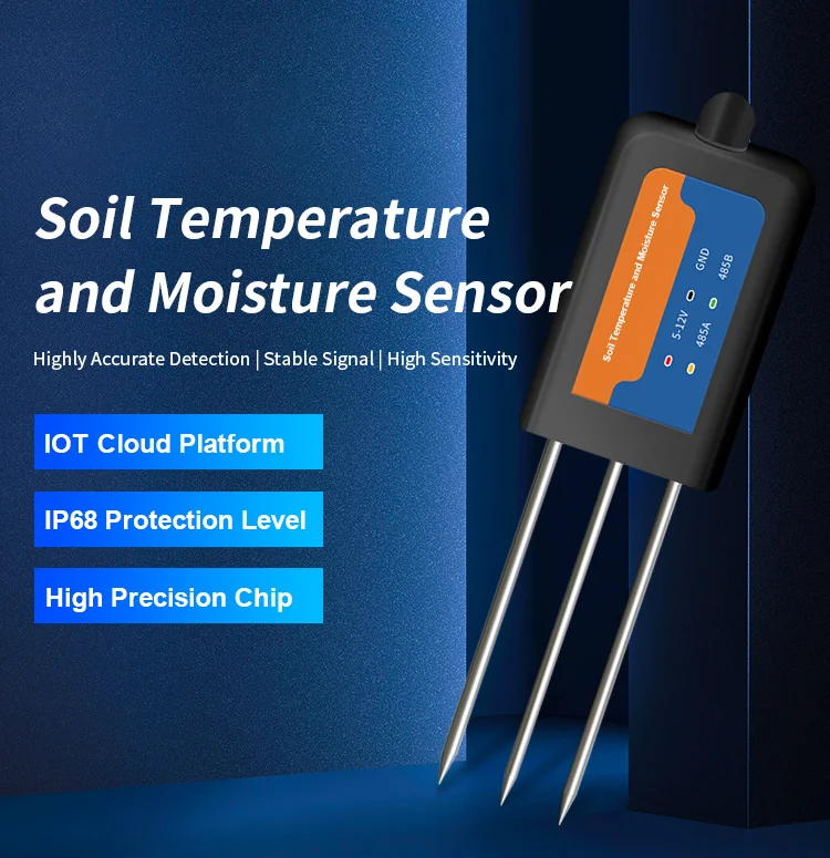 Soil pH NPK Moisture Temperature Sensor Tester for Agriculture for Farm ...