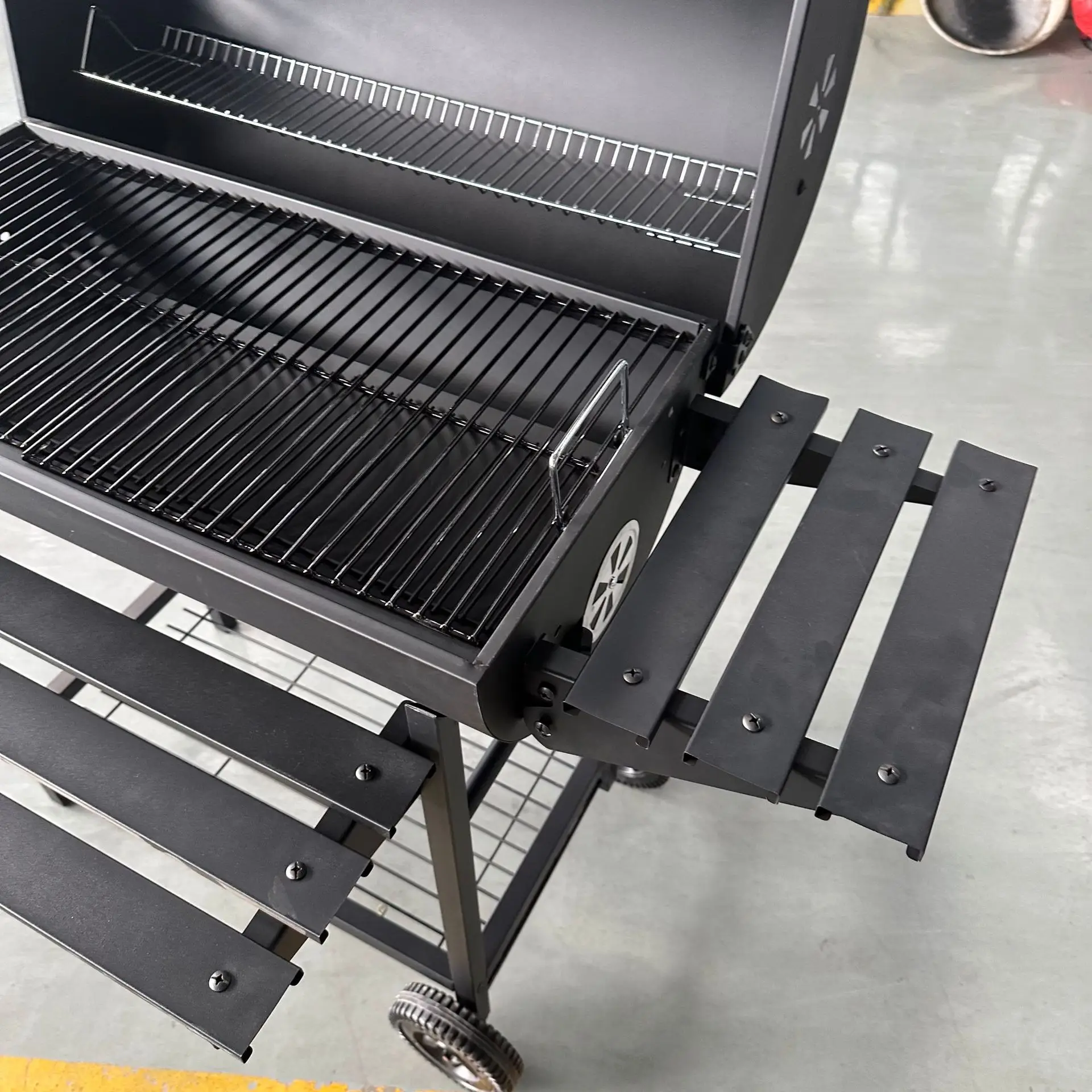 Heavy Duty Barrel Smoker Charcoal Bbq Grill Charcoal Bbq Grill Buy