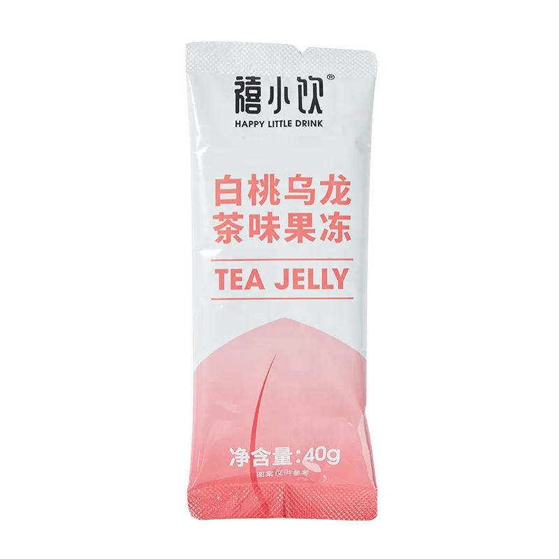 Jelly For Bubble Tea White Peach Oolong Tea Flavor Jelly Topping For