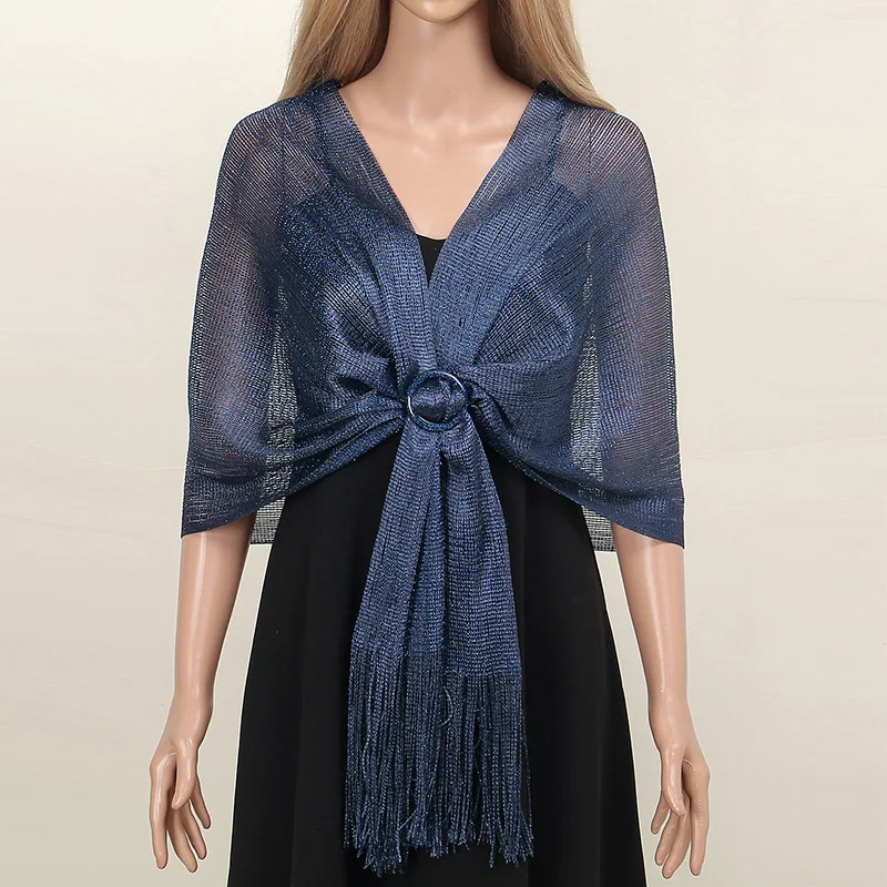open lace back dress Women's Silky Scarf Shawls and Wraps for Wedding Favors Bride Bridesma main image 1