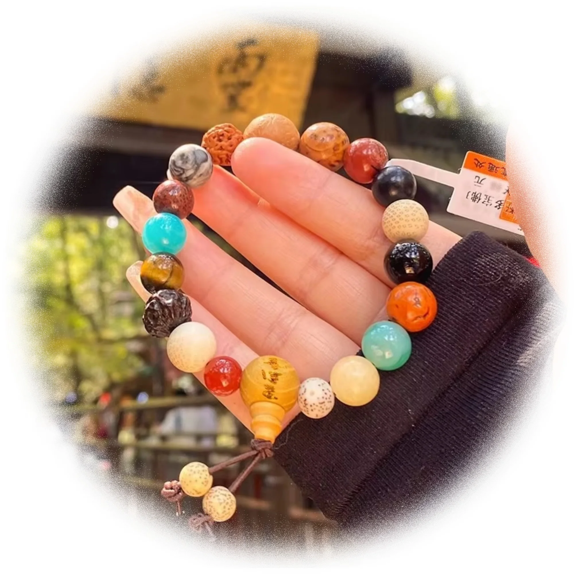 Bracciale con perle di fiume masticate | Marlù Gioielli