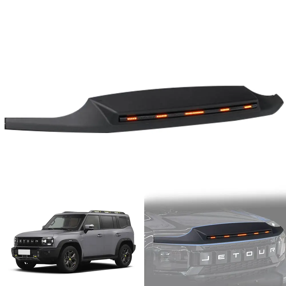 Car Parts BodyKit Upgraded Ventilation Bonnet Gravel Sand Fender for T2 Jetour Traveler 2024