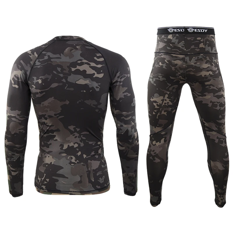 Underwear Set Tactical Thermal Underwear Warm Cotton Underwear