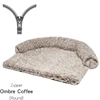 Zipper Round Ombre Coffee