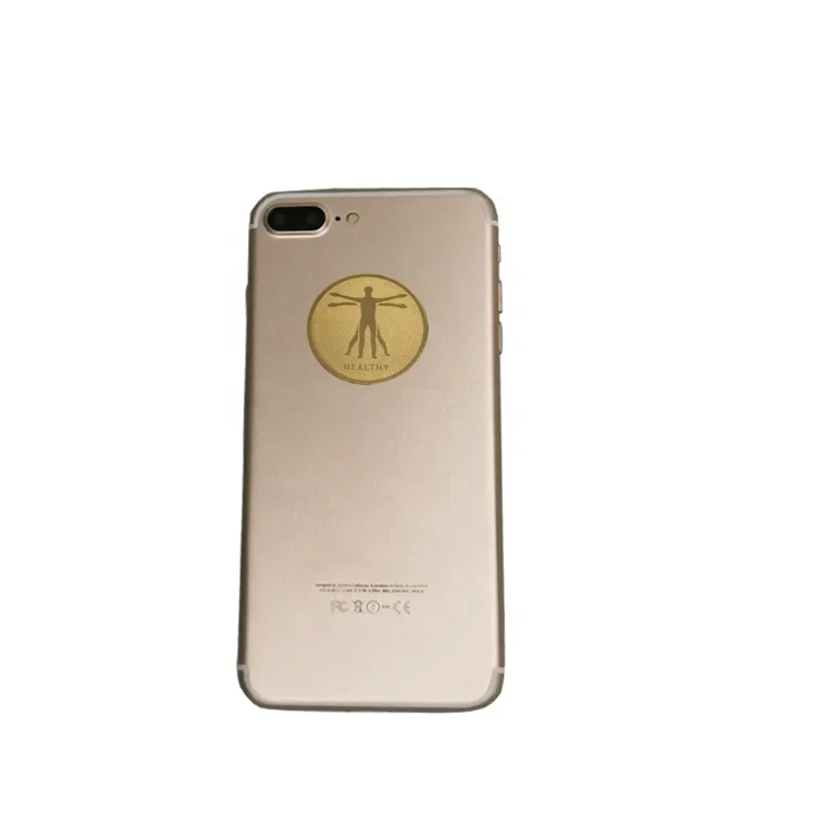 New 24K Gold EMF Protection Sticker Anti Radiation Against 5G Radiation Round Shiled Phone