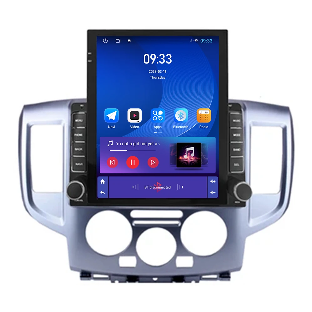 9.7" Vertical Style Tesla Screen Android Car Radio for NISSAN NV200 2011-2016 GPS Navigation Car-play Multimedia Video Player