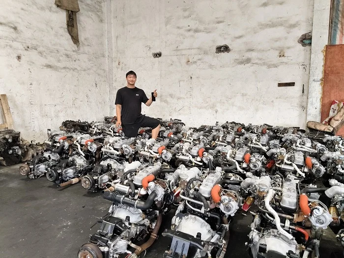 Used Diesel 4JB1 4JB1T for Isuzu Nkr Engine 100P