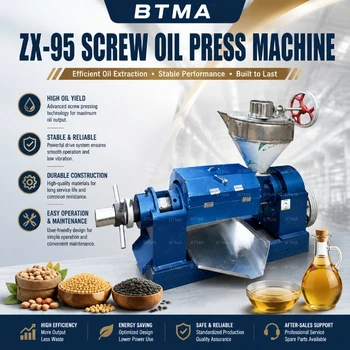 High Output ZX-95 Oil Expeller Machine for Efficient Oil Making