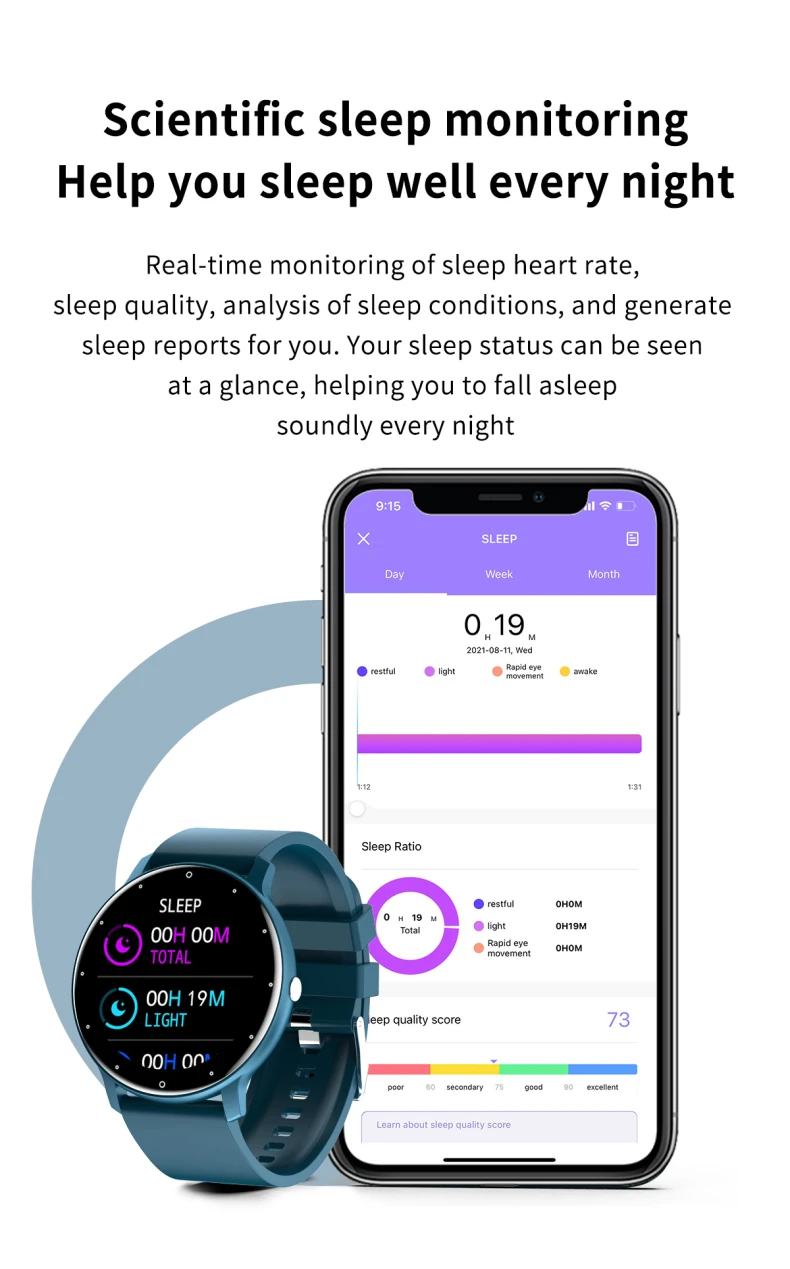 1.28 Inch IPS Touch Screen Heart Rate Blood Pressure Fitness Sport Smart Watch ZL02d Health Monitoring Smartwatch for Men Women (14).jpg