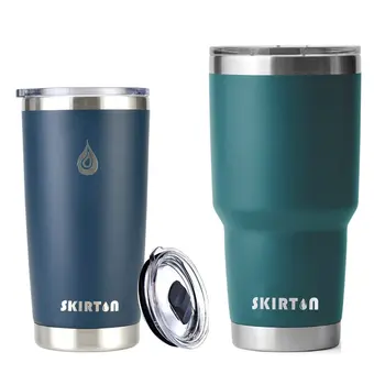 20oz 20 oz Tumbler, Custom Logo Insulated Travel Mug, Stainless Steel Tumbler With Magnetic Lid, 30oz Tumbler Keep Hold Cold
