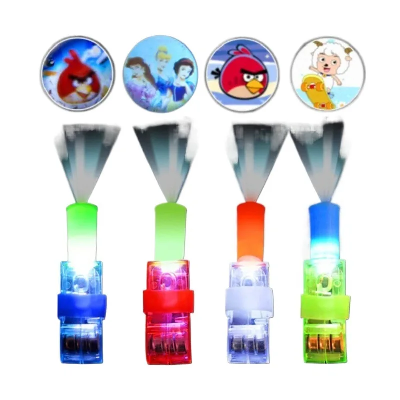 2025 популярные настраиваемые Детские огни ослепительный Цвет люминесцентные лампы на палец кольцо светящиеся игрушки для праздничной вечеринки подарок