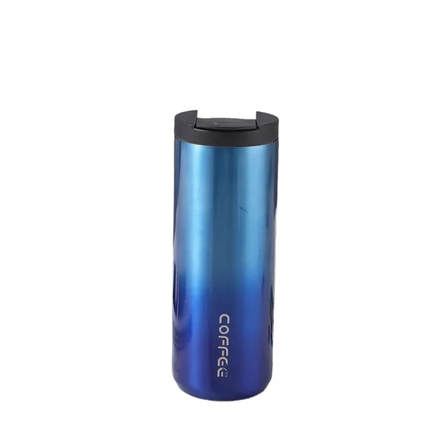 New Coffee Mug 304 stainless steel on-the-go insulation cup High-value straw student portable
