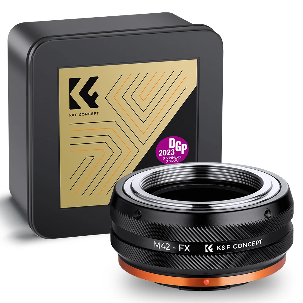Adaptateur Objectif M42 Vers Monture GFX | Pour Appareils Photo Fujifilm GFX | Mise Au Point Manuelle Précise