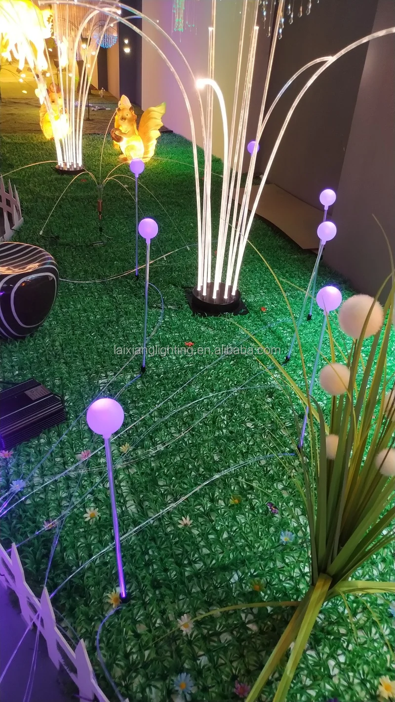 Magic Colorful Plastic Optical Fiber Ground Mounted 6*1.0mm End And