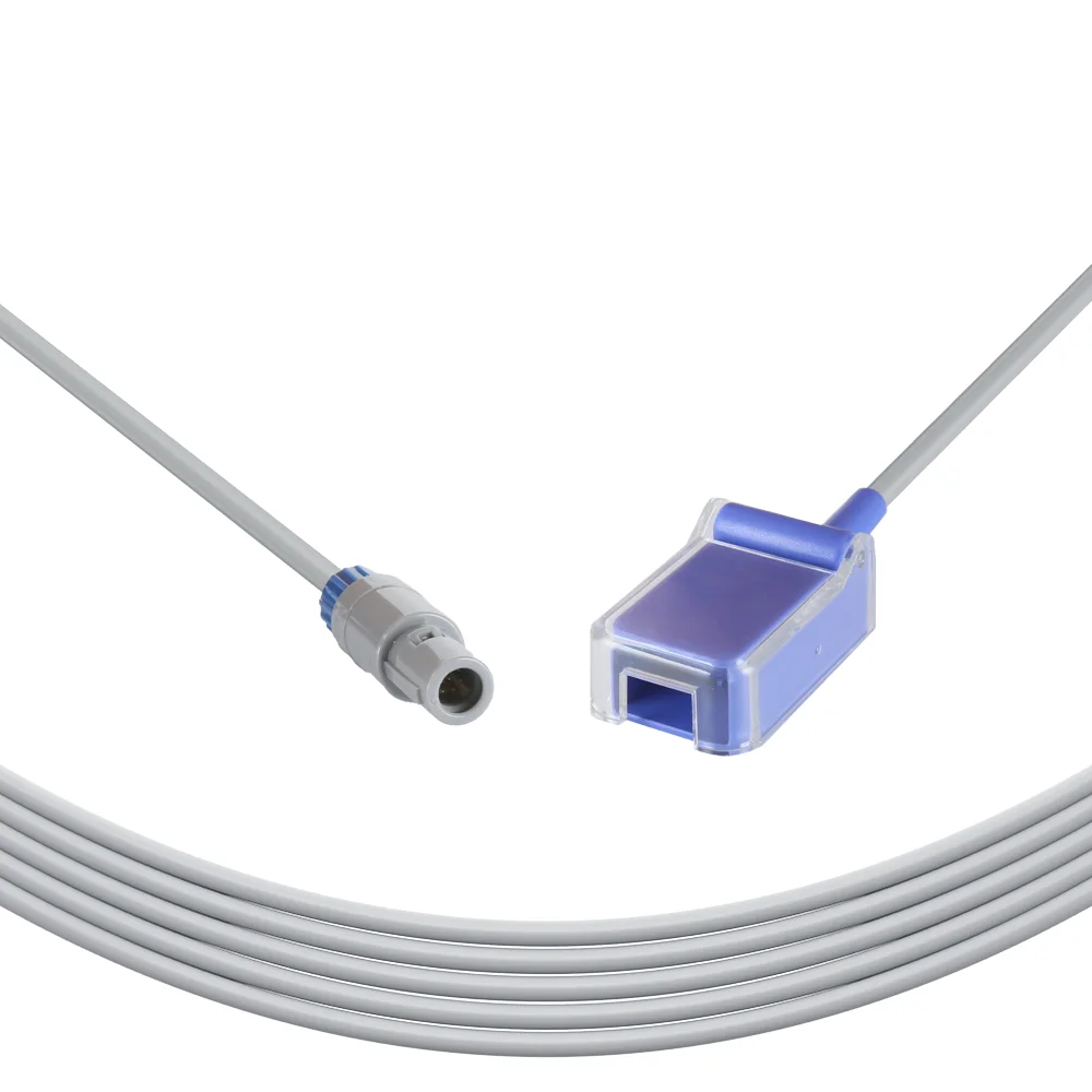 Edan M8 M9 M8A Compatible SpO2 Adapter Cable Spo2 Extension Cable 8pin-MS1-30131 Spo2 Sensor Cable