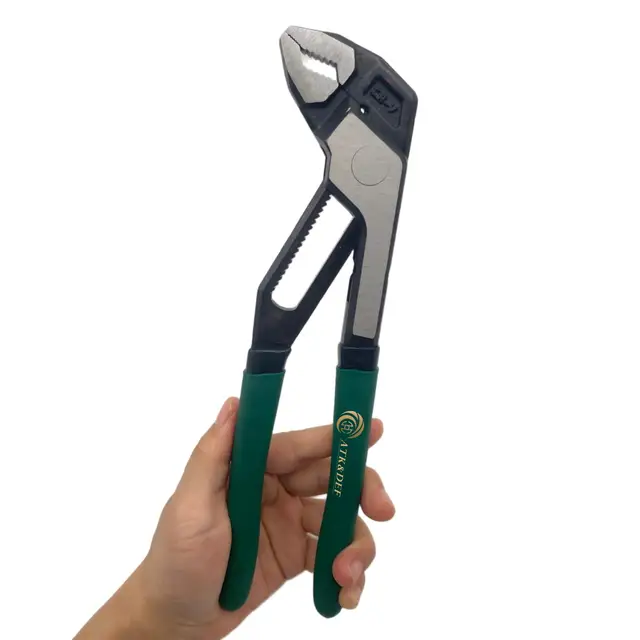 Ergonomic Fast Lock CRV Water Pump Pliers Upgrade Type Adjustable Pipe Tool for DIY Plumbing Repair Work Assembly Applications