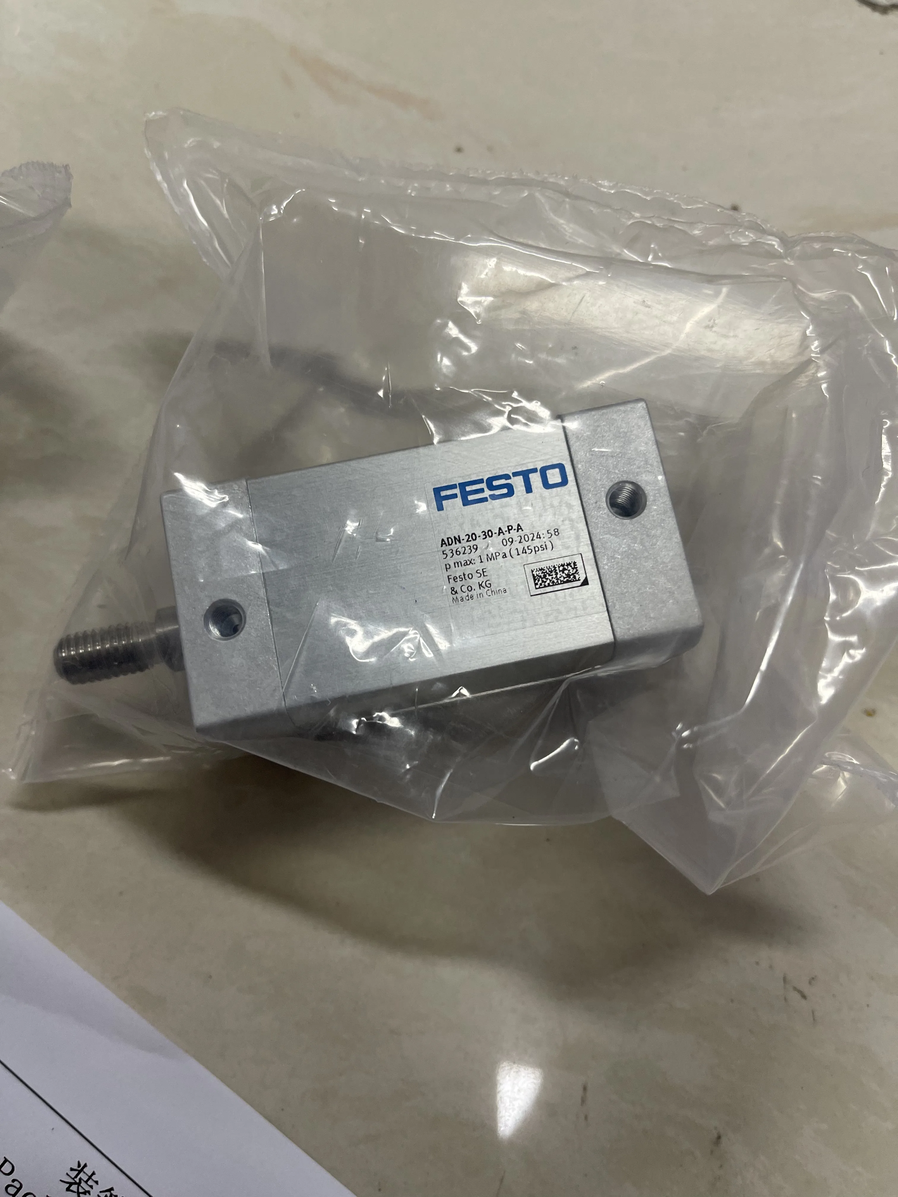 FESTO Compact Cylinder ADN-20-30-A-P-A