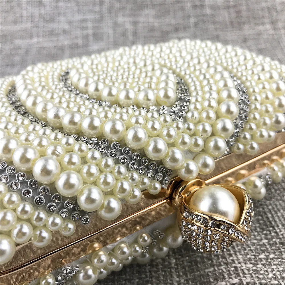 Borsa da sposa vintage con perline - Italia
