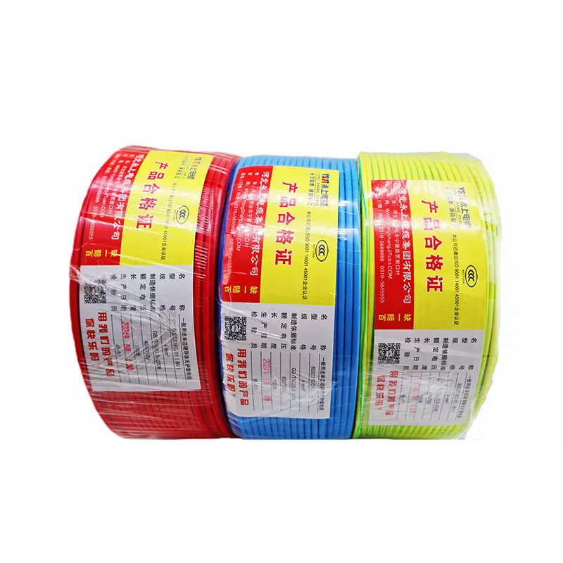 300/500V Pvc Insulated 2.5Mm2 4Mm2 Bv Cable Hard Conductor Unsheathed Wire