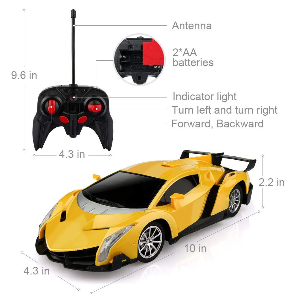 Children's remote control car boy toy car light drift racing new factory direct sales