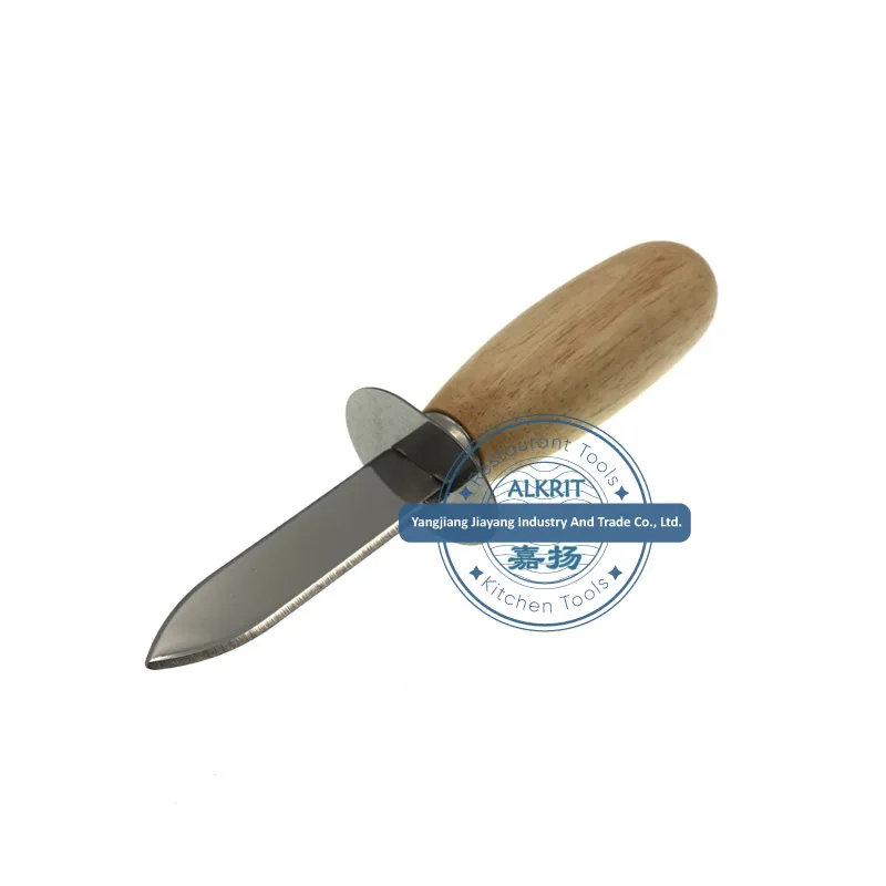 (JYKTO-A019) новый браслет из нержавеющей стали устричные ножи с деревянной ручкой для морепродуктов